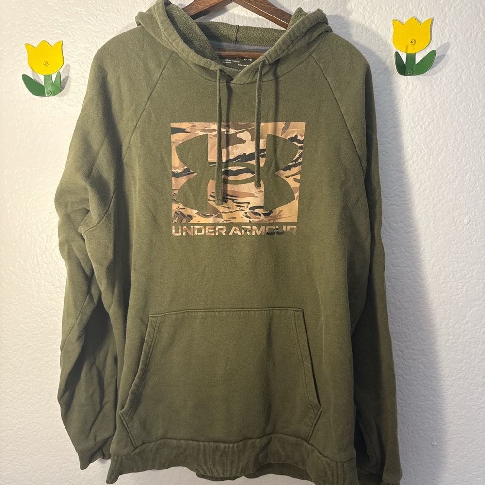 Under Armour Olive Green Hoodie